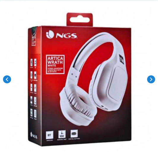 Casque Sans Fil NGS Artica Wrath Avec Microphone - Blanc