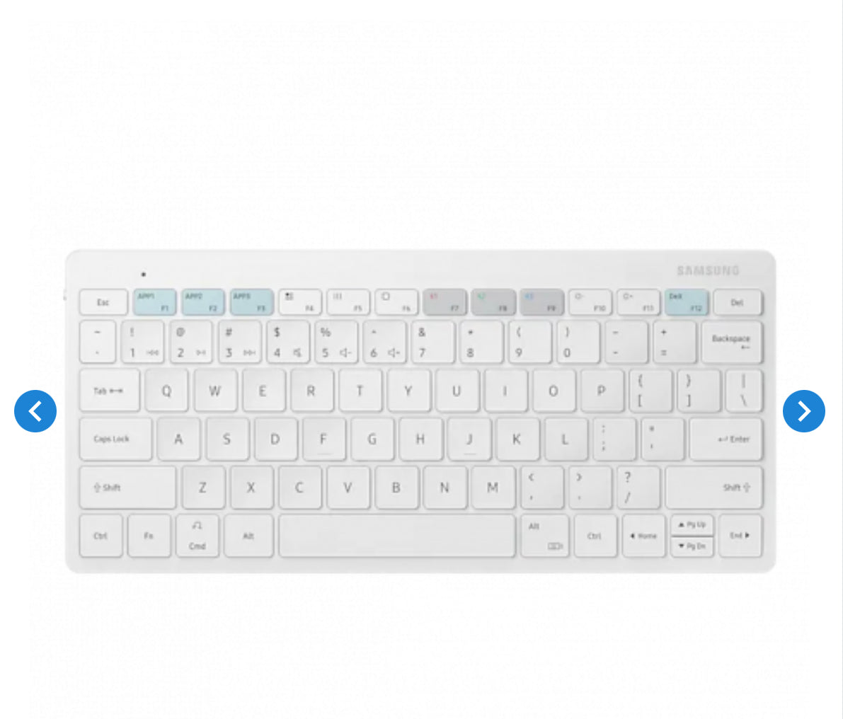 Clavier Bluetooth Samsung Trio 500 Français AZERTY - Blanc