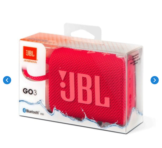 Enceinte Bluetooth Portable JBL Go 3 Rouge IP67 5H