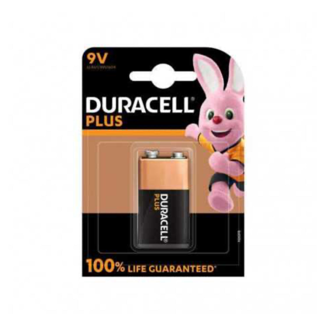 Pile Alcaline 9V / 6LR61 Duracell Plus