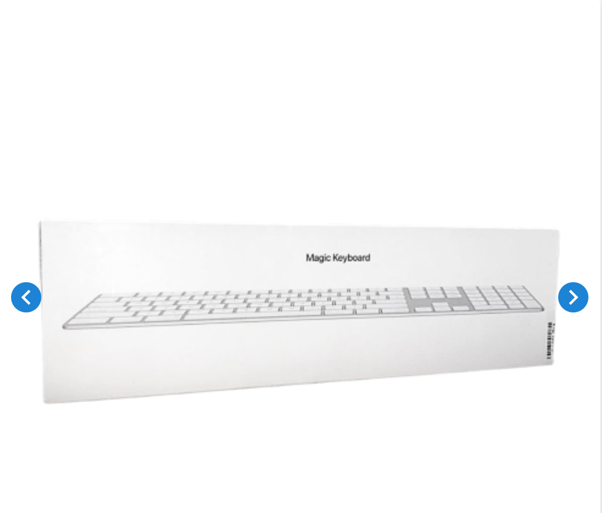 Clavier Bluetooth Magic Keyboard avec pavé numérique - Français AZERTY - Argent (Apple ) Originale