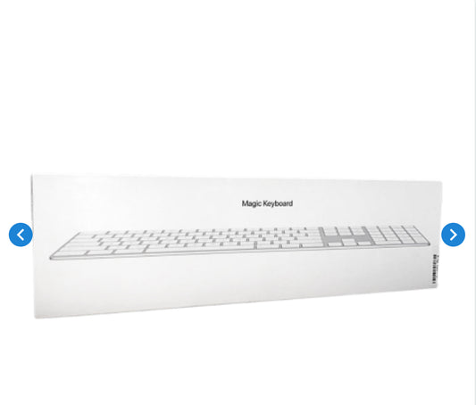 Clavier Bluetooth Magic Keyboard avec pavé numérique - Français AZERTY - Argent (Apple ) Originale