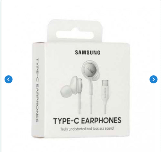 Ecouteurs Kit Main Libre Type-C SAMSUNG AKG Blanc - Retail box (Origine)