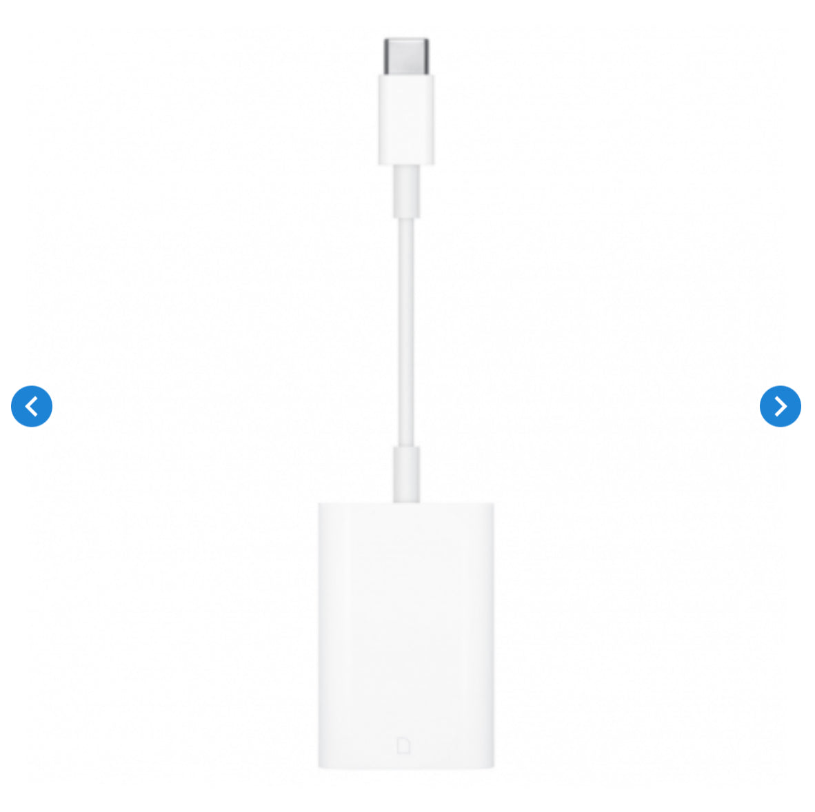 Adaptateur USB‑C vers lecteur de carte SD - Retail Box (Apple)