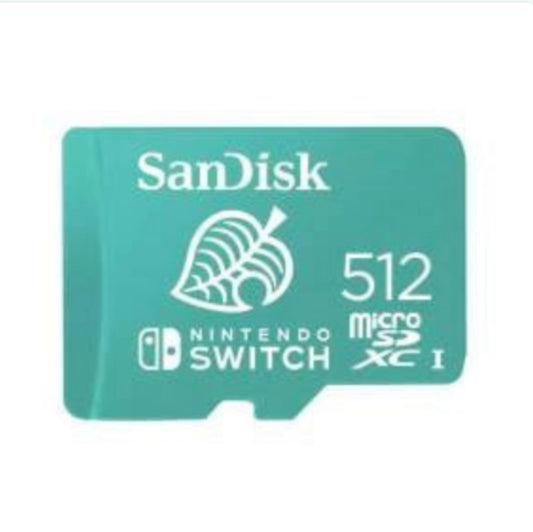 Carte Mémoire Switch Micro SDXC SanDisk 512 Go pour Nintendo Switch