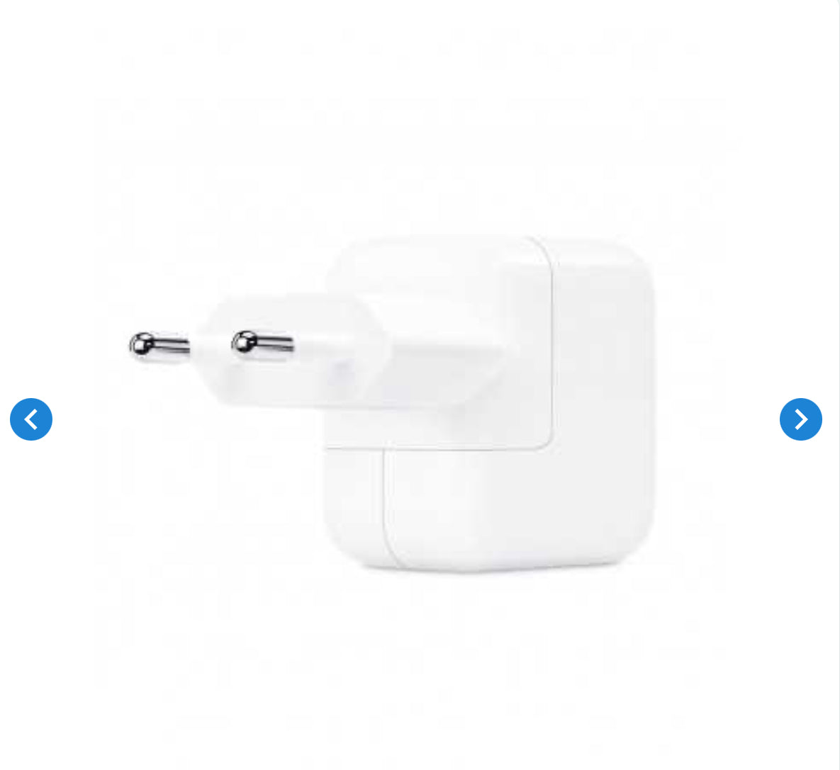 Adaptateur Secteur USB 12W - Retail Box (Apple) Originale