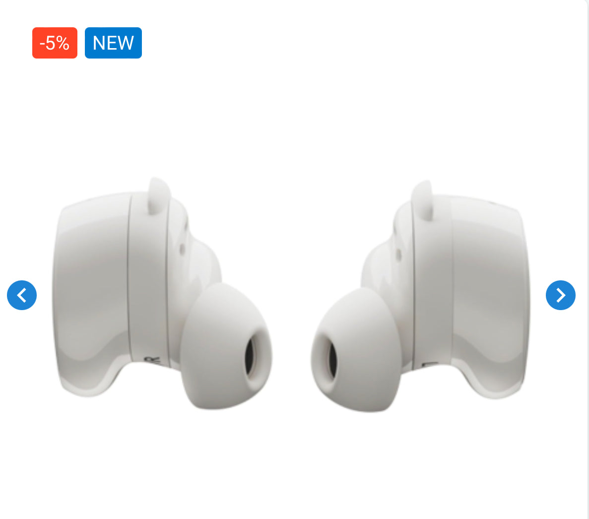 Écouteurs Bluetooth Bose QuietComfort Earbuds - Blanc