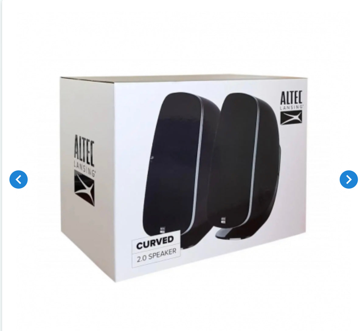 Enceintes Altec Lansing Curved 2.0 Speaker - Noir