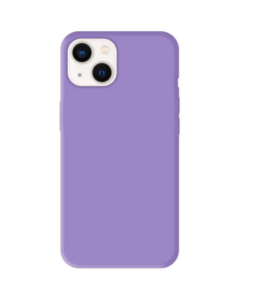 Coque silicone unie Mat Violet Apple