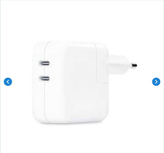 Adaptateur Secteur Double USB-C 35W - Retail Box (Apple) Originale