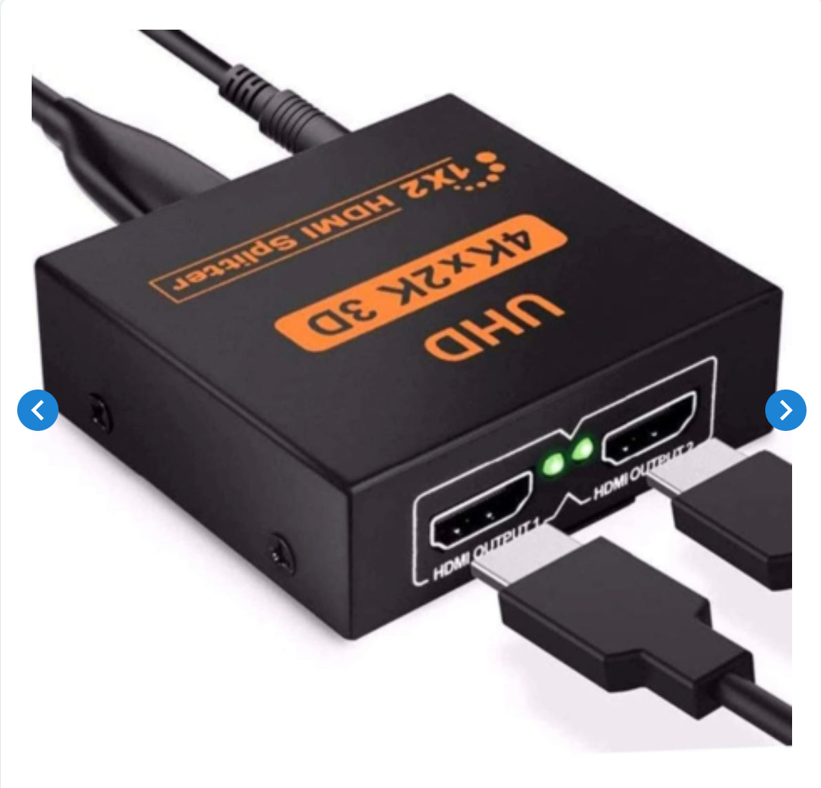 Répartiteur HDMI 1 en 2 sorties