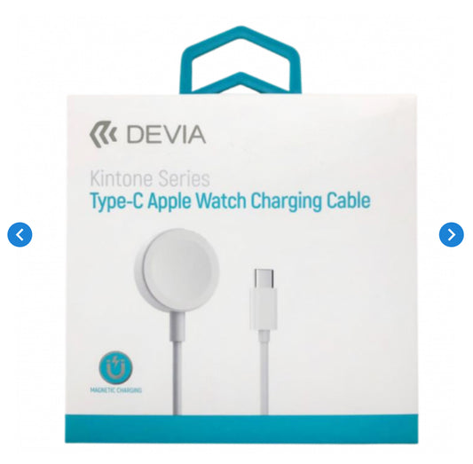 Chargeur Magsafe Apple Watch Type-C - Devia Kintone Series - Blanc