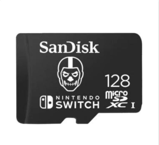 Carte Mémoire Switch Micro SDXC SanDisk 128 Go Fortnite Skull Trooper