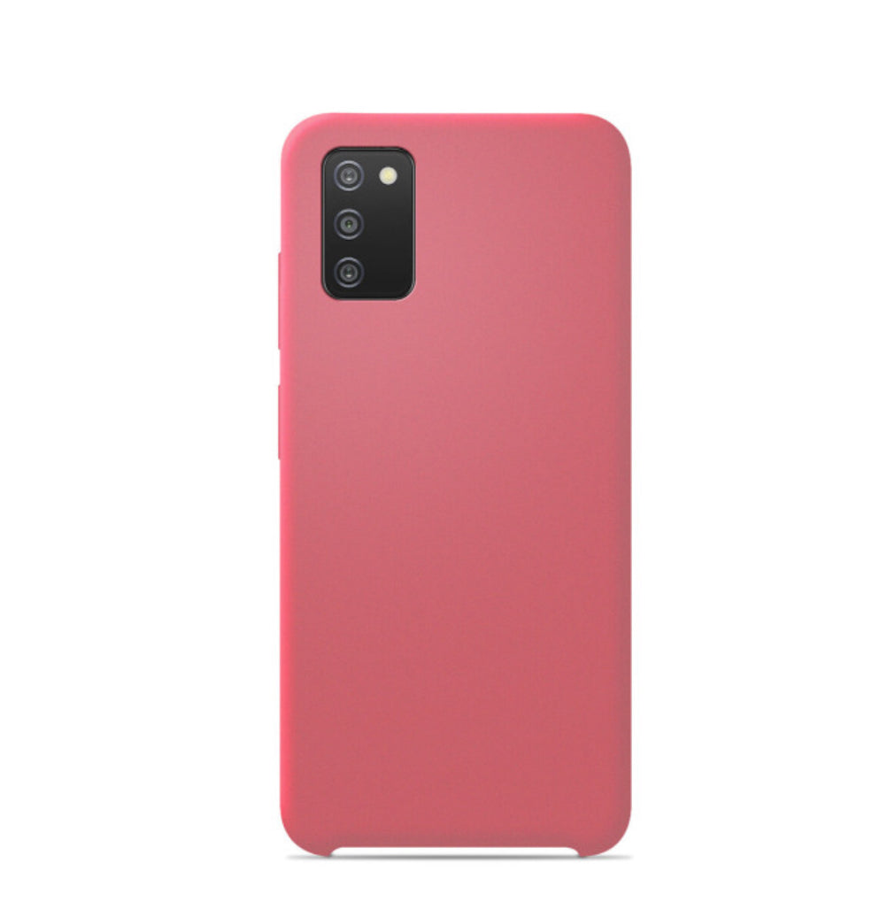 Coque silicone unie soft Touch Rose Samsung