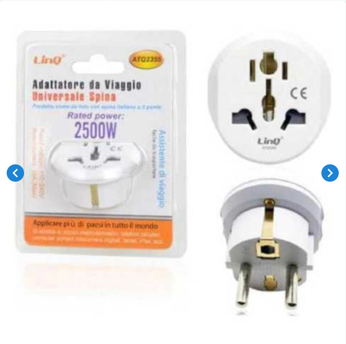 Adaptateur Universelle Prise Multifonction LinQ ATQ2355