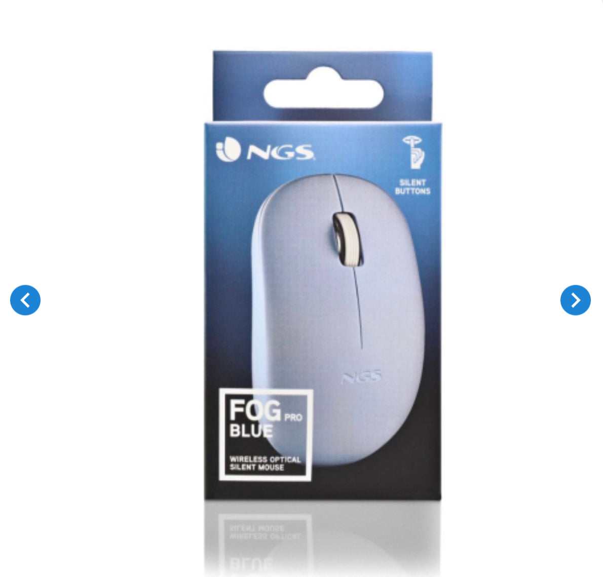 Souris Sans Fil NGS Fog Pro 2.4 GHZ - Bleu