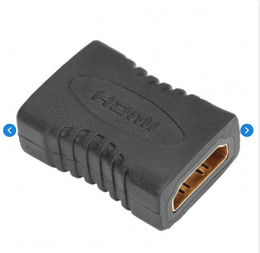 Adaptateur HDMI Femelle à Femelle Haute Définition - Noir