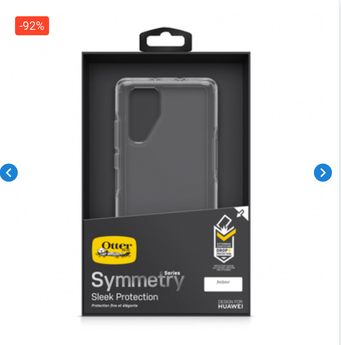 Coque de Protection Transparente OtterBox Symmetry Huawei P30 Pro