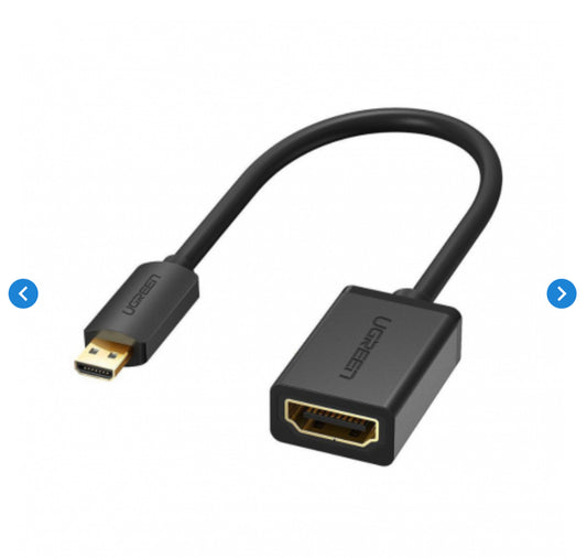 Câble Micro HDMI Mâle / HDMI Femelle - UGREEN 20134 - 22cm