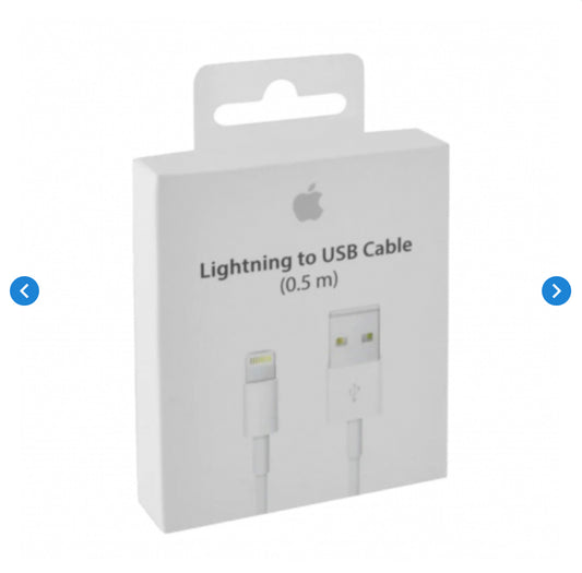 Câble USB / Lightning - 0.5M - Retail Box (Apple) Originale