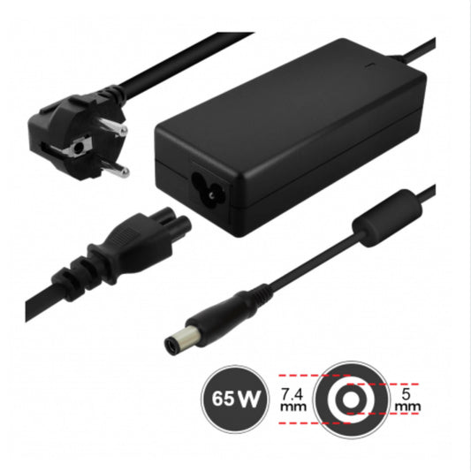 Chargeur Secteur PC DELL 65W / 19.5V 3.34A Embout 7.4*5mm