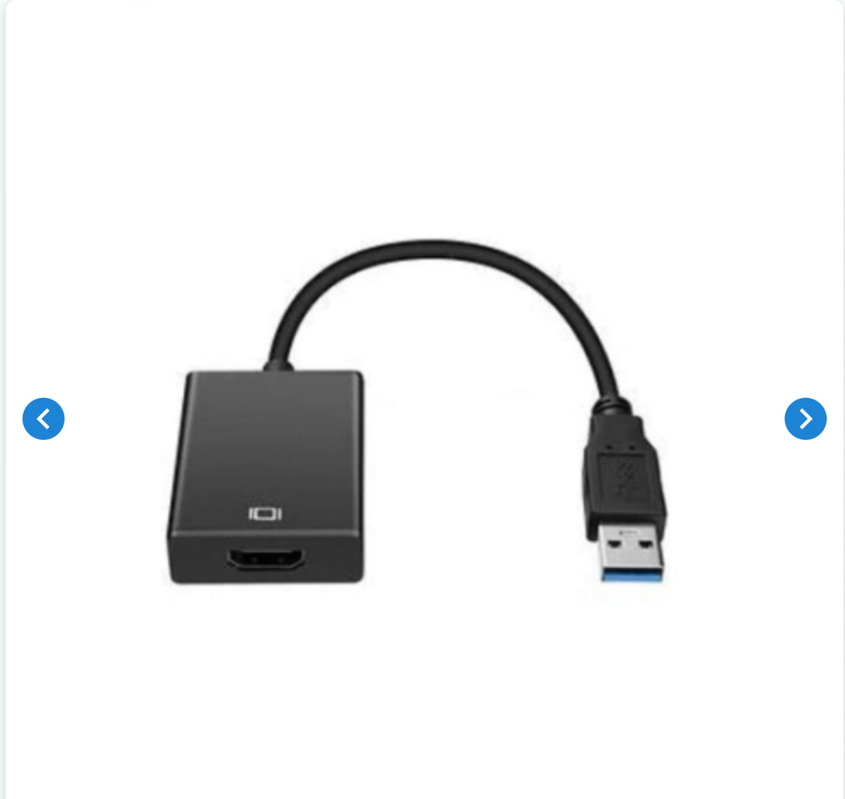 Adaptateur USB 3.0 vers HDMI Qualité HD - Noir