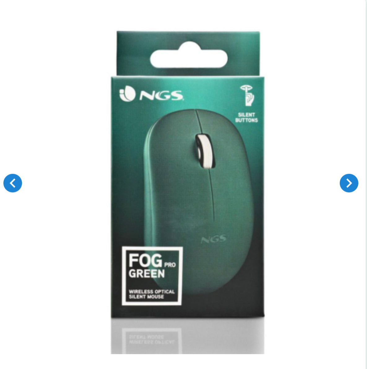 Souris Sans Fil NGS Fog Pro 2.4 GHZ - Vert