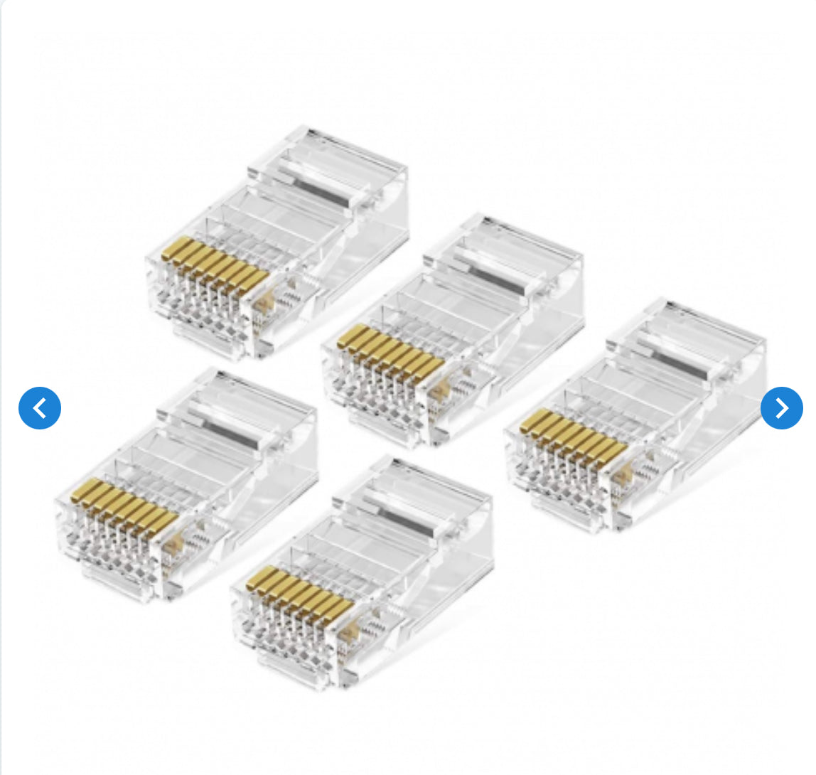 Connecteur RJ45 Ethernet Réseau Cat 5e - UGREEN 50246 - Lot de 100