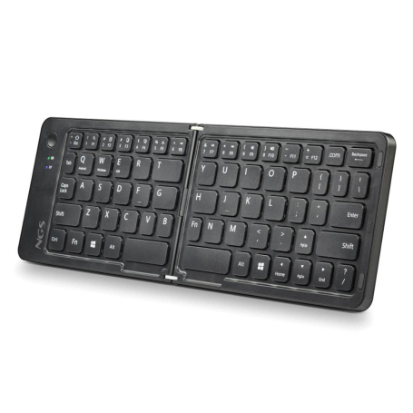 Mini Clavier Foldable NGS Domino French Sans Fil Français AZERTY - Noir