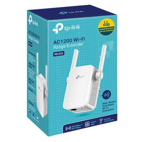 TP-LINK RE305 - Répéteur de signal WiFi AC1200 Mbps Dual-Band