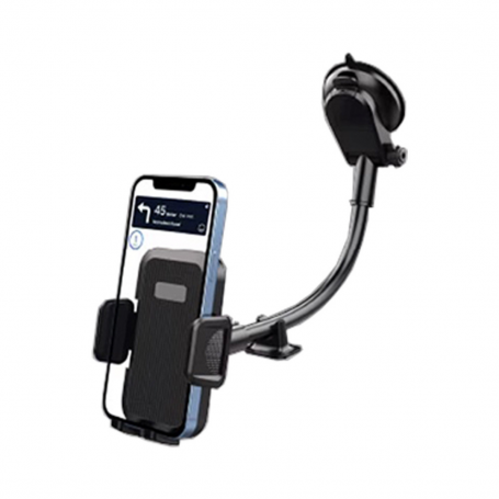 Support Téléphone Voiture Universel à Ventouse - D-power Z4025 - Noir