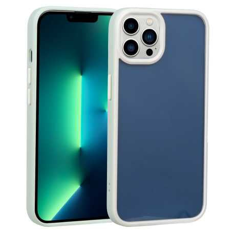 Coque de Protection Transparent avec Cadre de Couleur Contrastée pour iPhone - Menthe